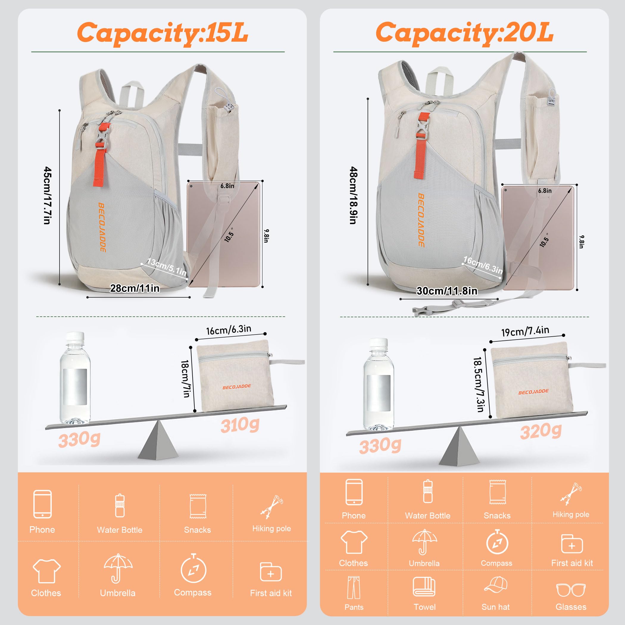 BECOJADDE adjustable chest belt with whistle for safety and fit benefit