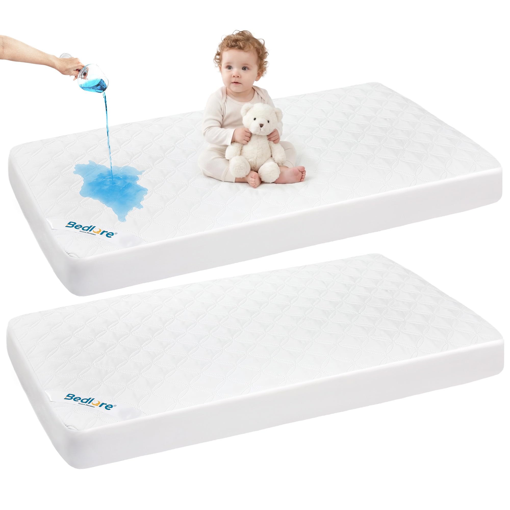 BEDLORE protector frontal mostrando cobertura completa y ajuste seguro