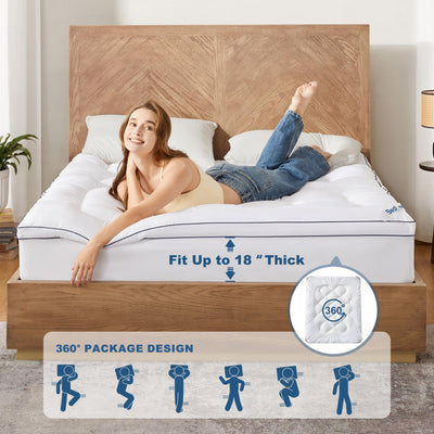 BEDLORE vacuum-packed roll unpacking to regain loft and convenience