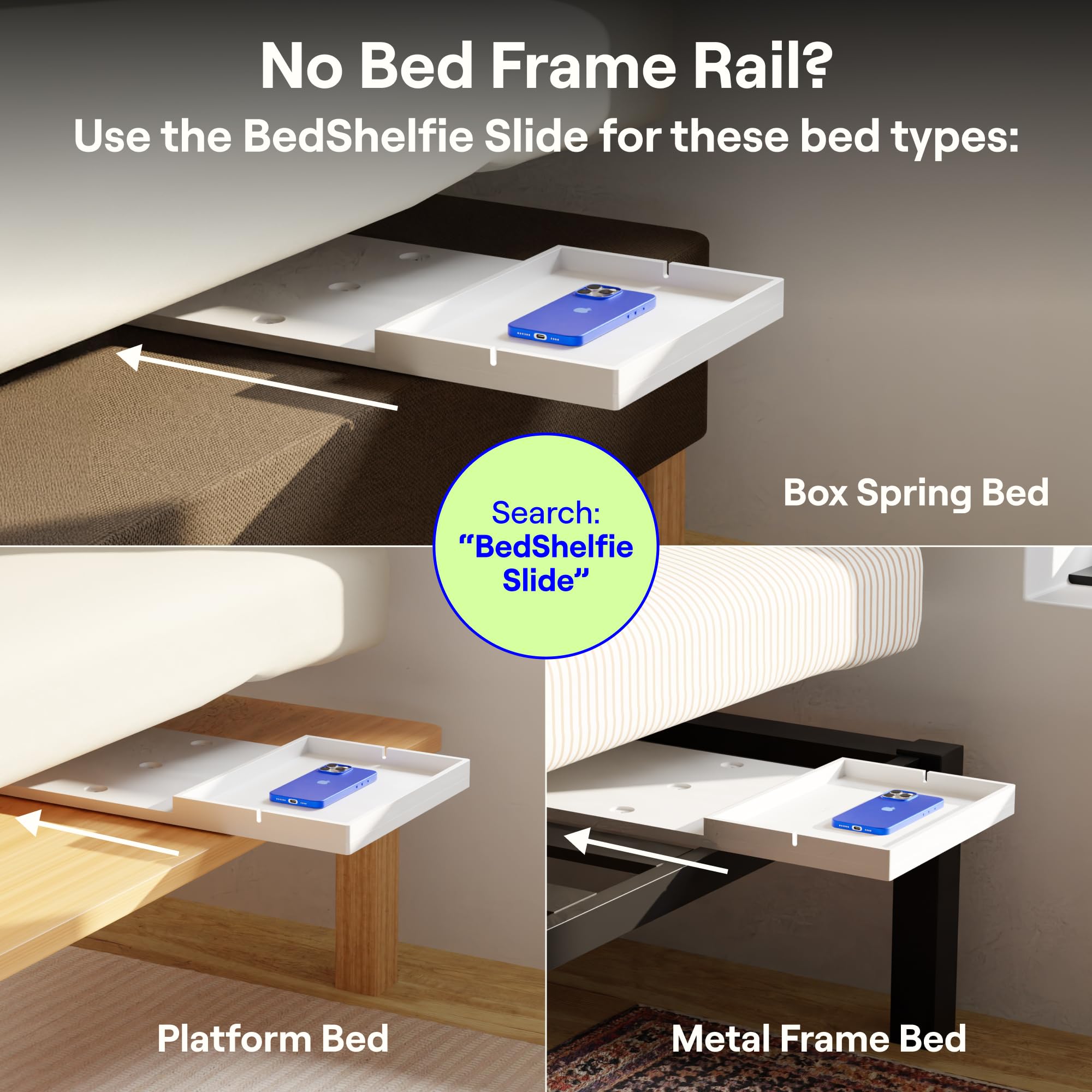 BedShelfie textura con acabado mate resistente y fácil limpieza