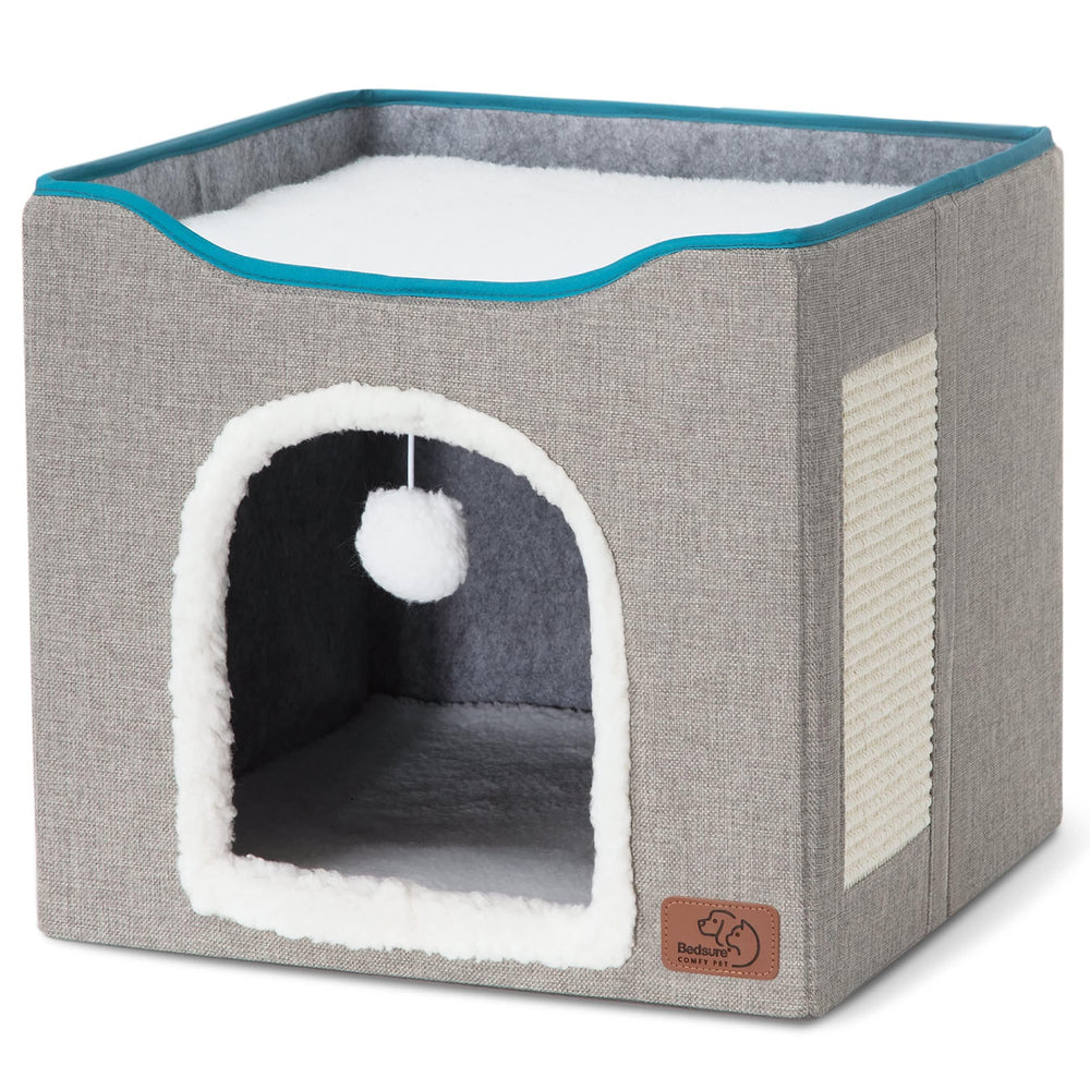 Bedsure plataforma superior acolchada con espacio para estirarse y vigilar ventanas