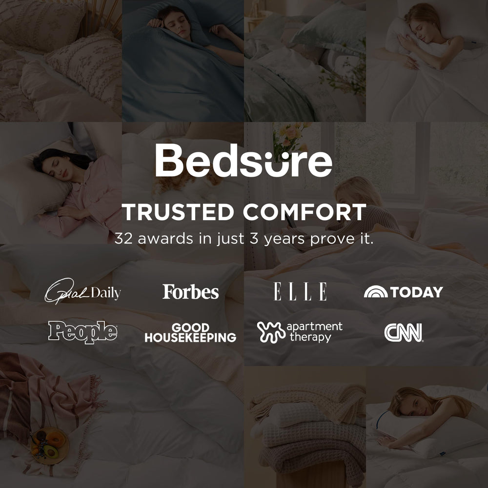 Bedsure detalle de la cremallera resistente para cierre rápido y seguro