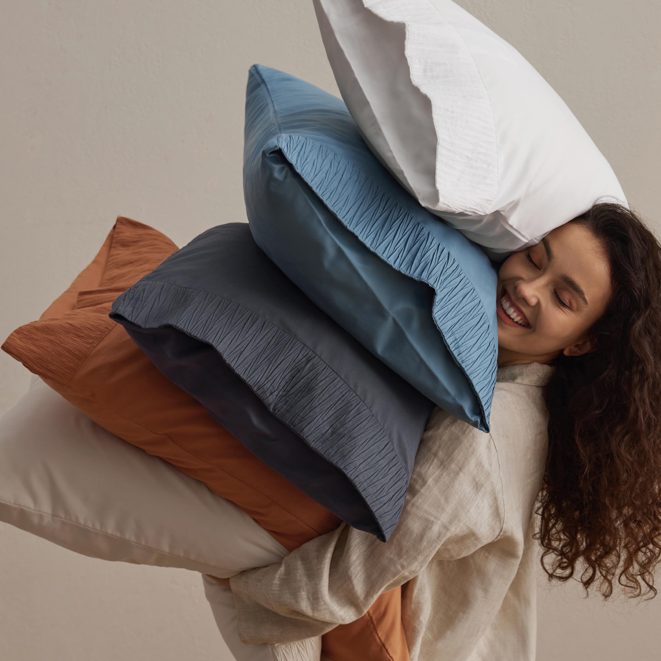 Bedsure comparación de tamaño junto a objetos para ver escala real