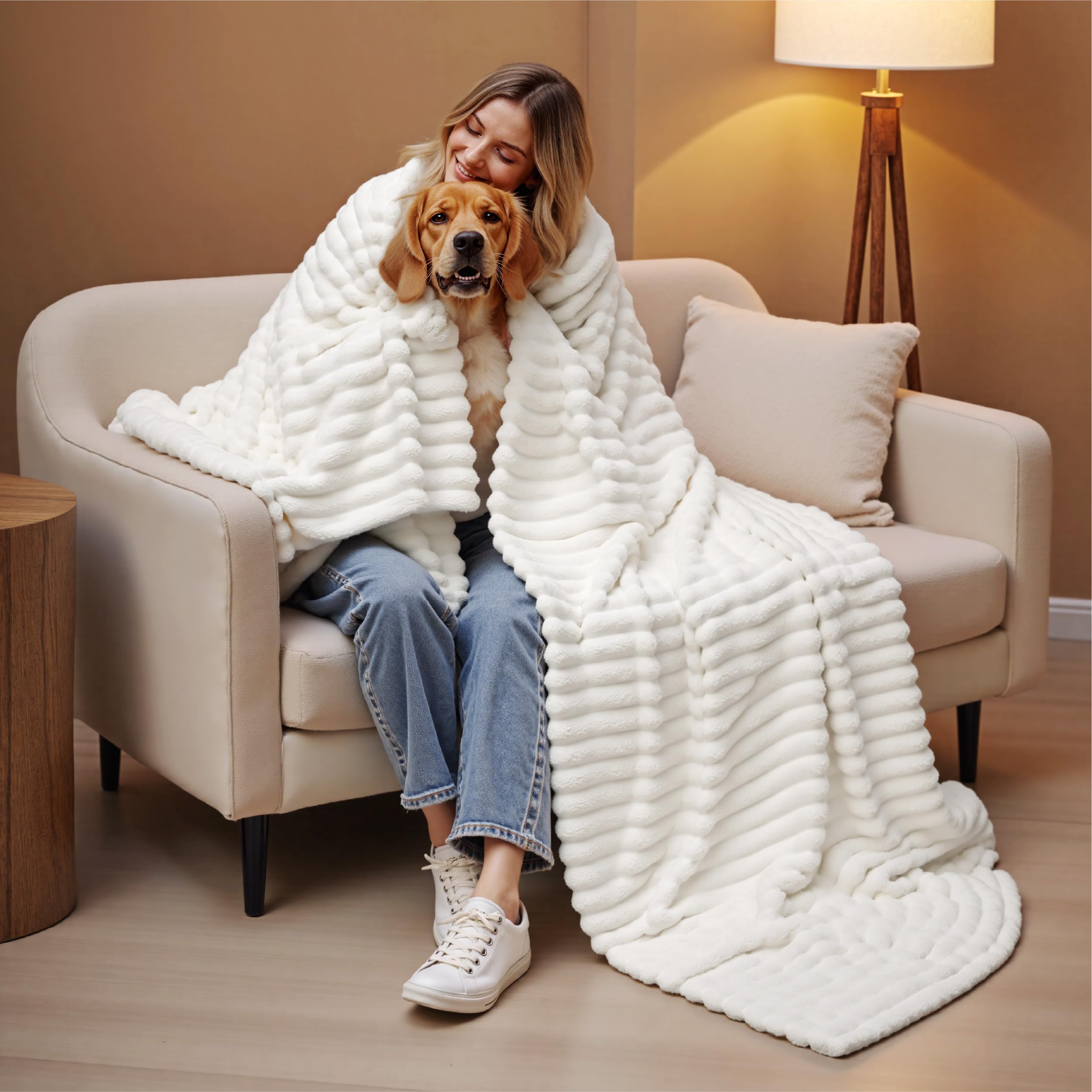 Bedsure etiqueta con material y cuidados para uso seguro
