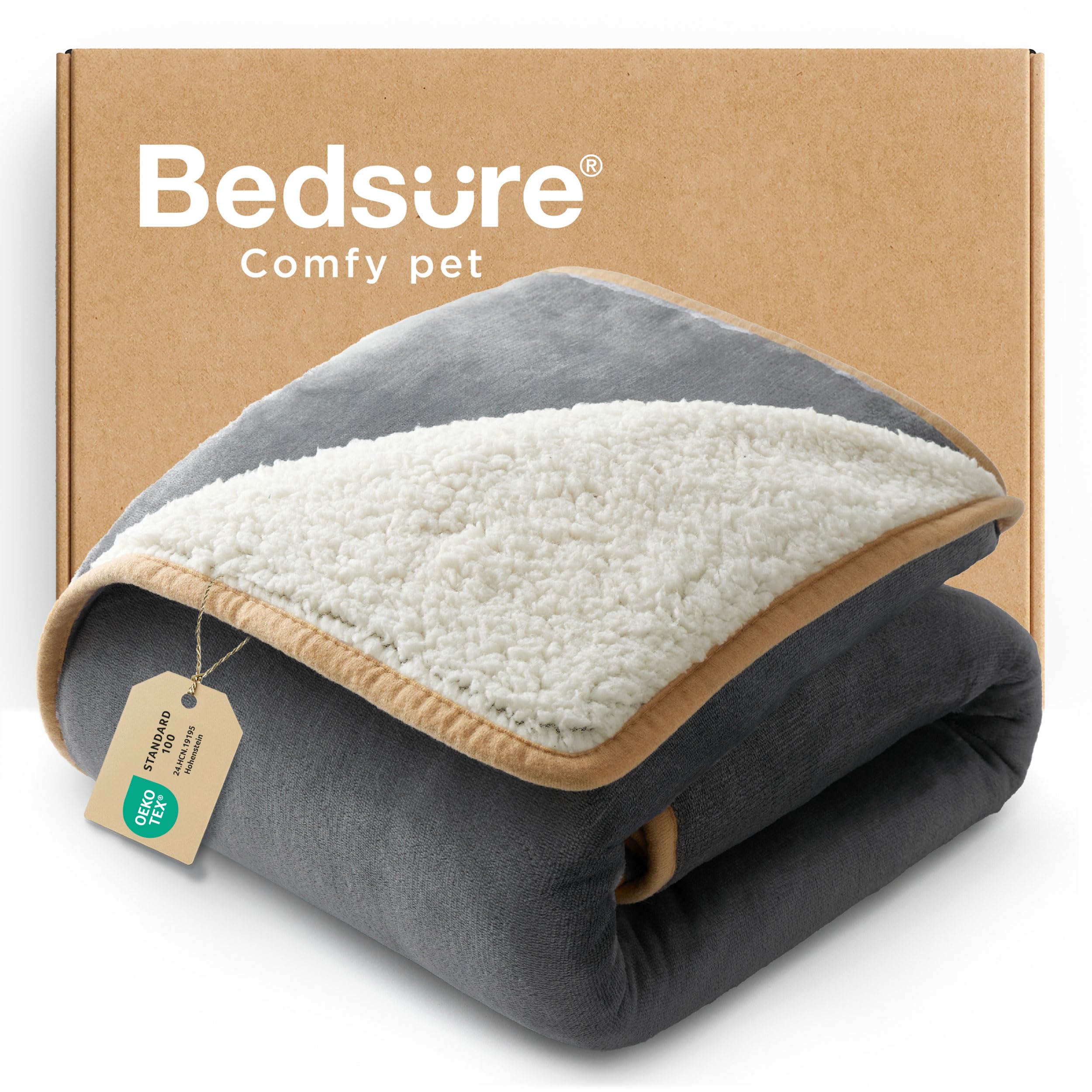Bedsure vista frontal de la manta 25x35, protección portátil
