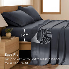 Bedsure fundas de almohada con bolsillo interno que evita que salgan