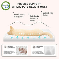 Bedsure corte interno de espuma nido de abeja, soporte ortopédico