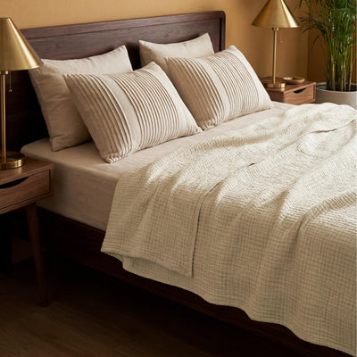 Bedsure etiqueta OEKO-TEX en la manta, garantía de seguridad textil