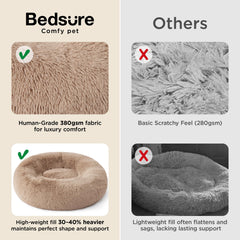 Bedsure raised rim detail supporting head and neck comfort