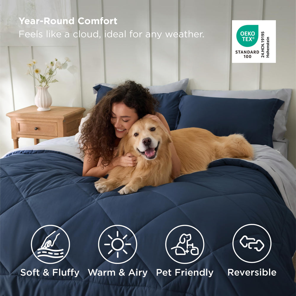 Bedsure sábana ajustable colocada en colchón hasta 14" para ajuste seguro