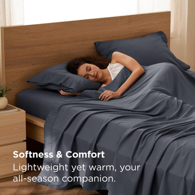Bedsure textura de microfibra cepillada en primer plano para tacto suave