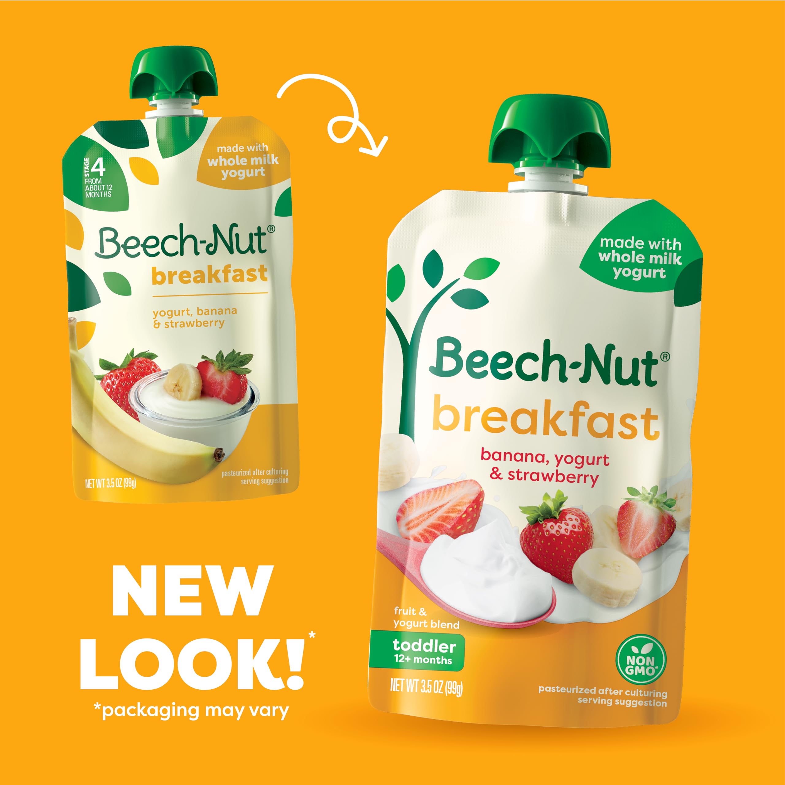 Beech-Nut detalle de la bolsita con textura y ingredientes visibles