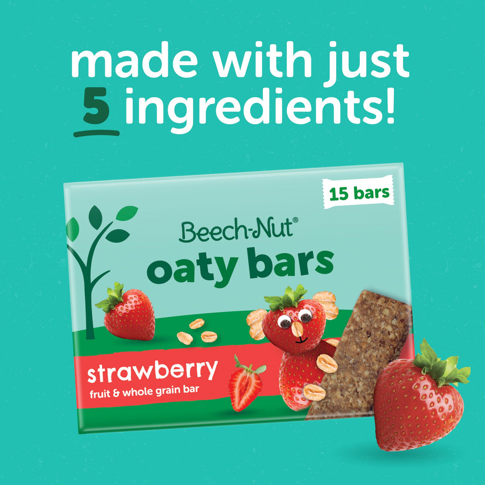 Beech-Nut individually wrapped Oaty Bar emphasizing hygiene and portability