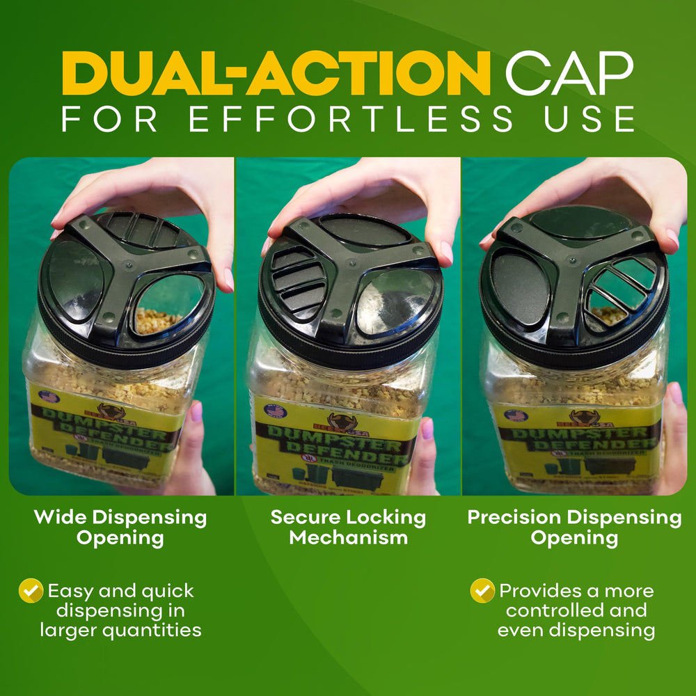 BEEST dual-action cap detail for wide or controlled application