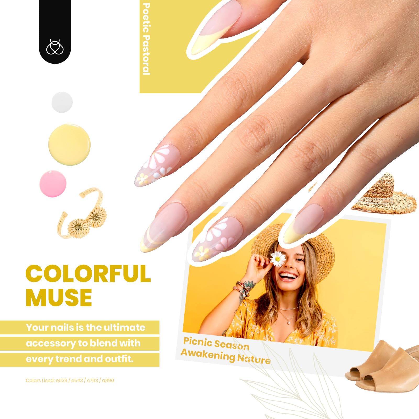 Beetles textura de esmalte brillante en uña, acabado liso y alta cobertura
