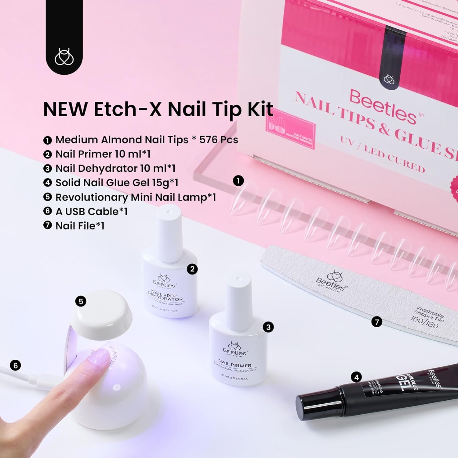 Beetles Gel Polish application scene demonstrating beginner-friendly steps