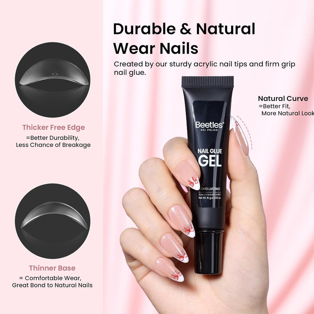 Beetles Gel Polish mini UV lamp curing a tip for fast hardening