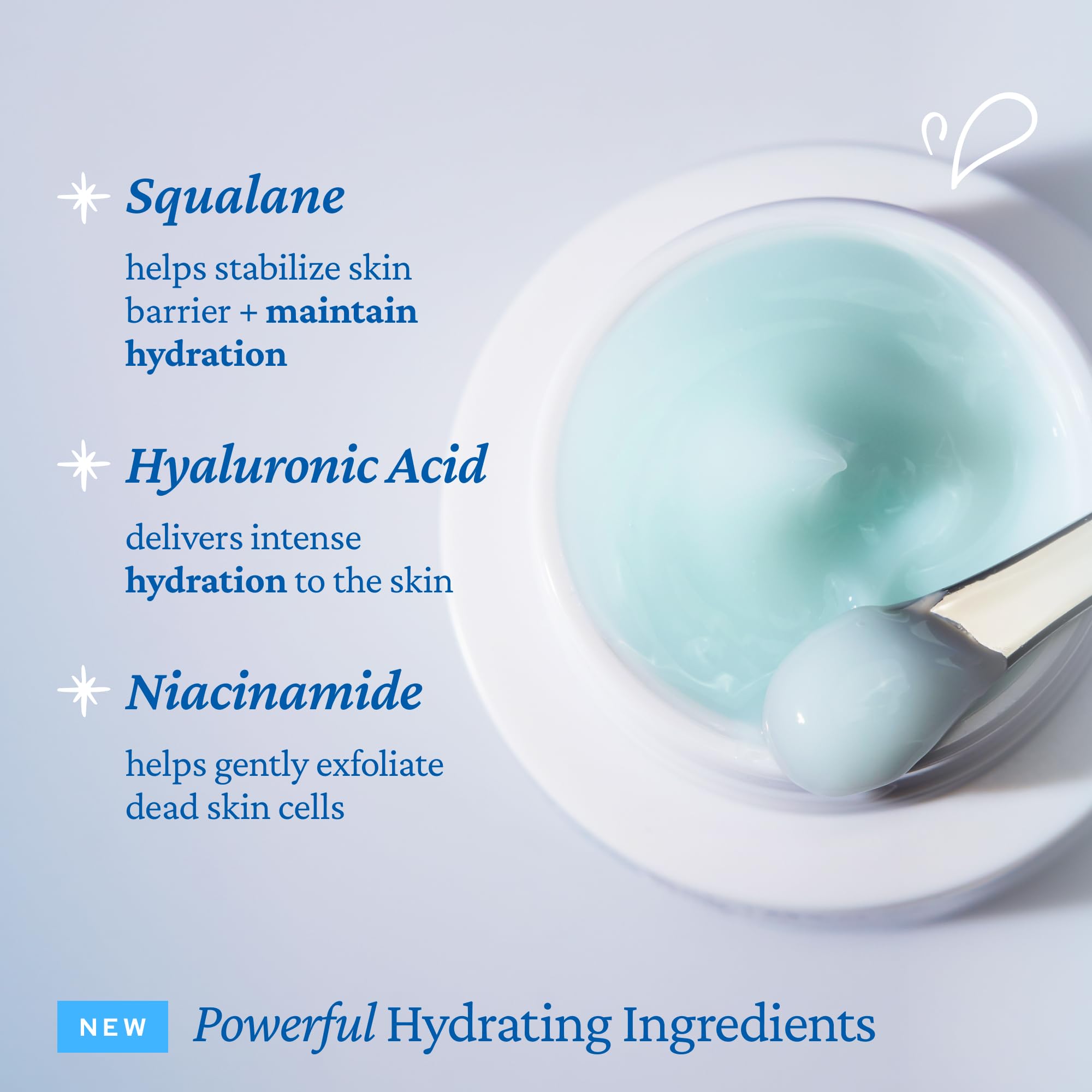 belif gel being smoothed onto hand delivering fast, cooling hydration