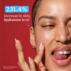 belif close-up gel texture highlighting lightweight consistency and instant hydration