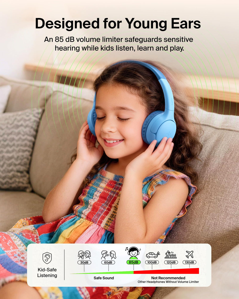 Belkin SoundForm Mini 2 plegado para viaje mostrando su portabilidad