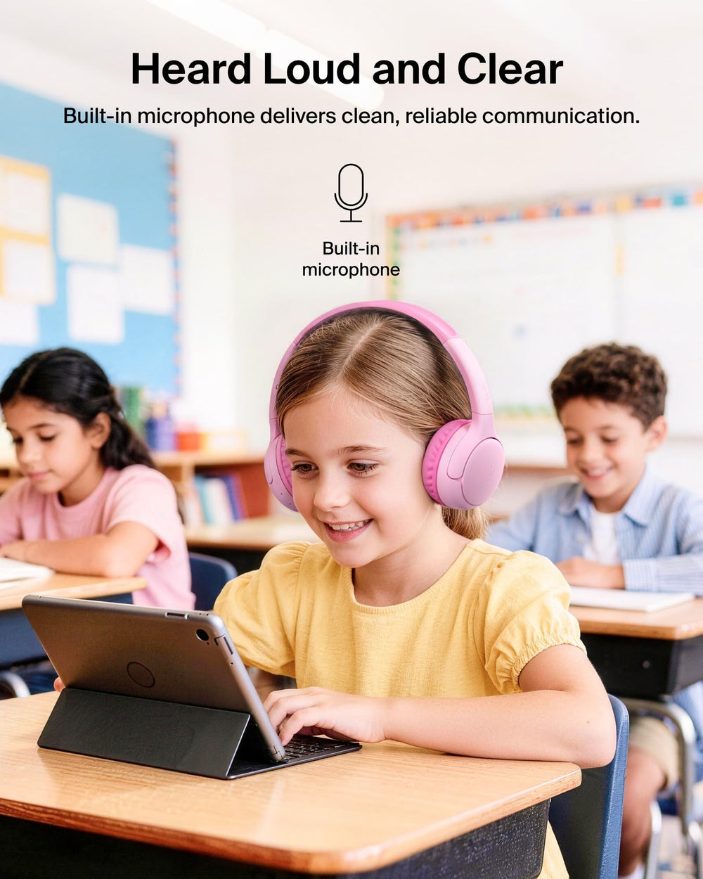Belkin SoundForm Mini 2 controles y micrófono para llamadas y aprendizaje