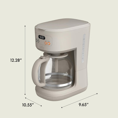 BELLA cleaning cycle indicator and removable parts for simple maintenance