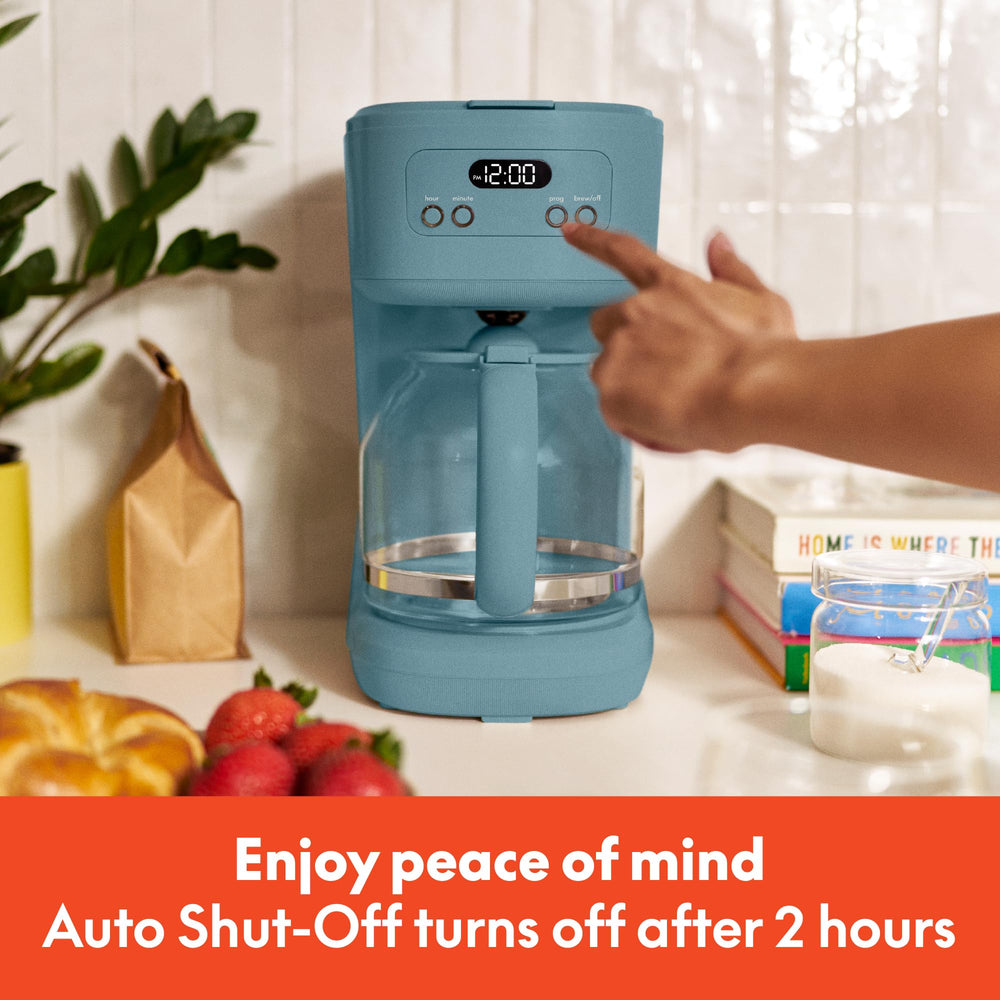 BELLA pause-and-serve pour mid-brew preventing drips and saving time