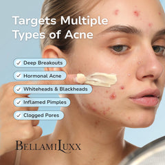 BellamiLuxx aplicación puntual sobre imperfección para tratamiento localizado