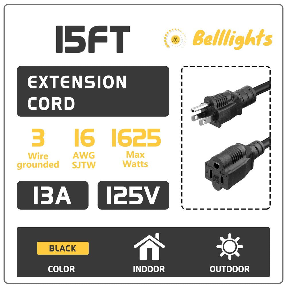 Belllights primer plano del conector hembra NEMA 5-15R con protección y contacto seguro