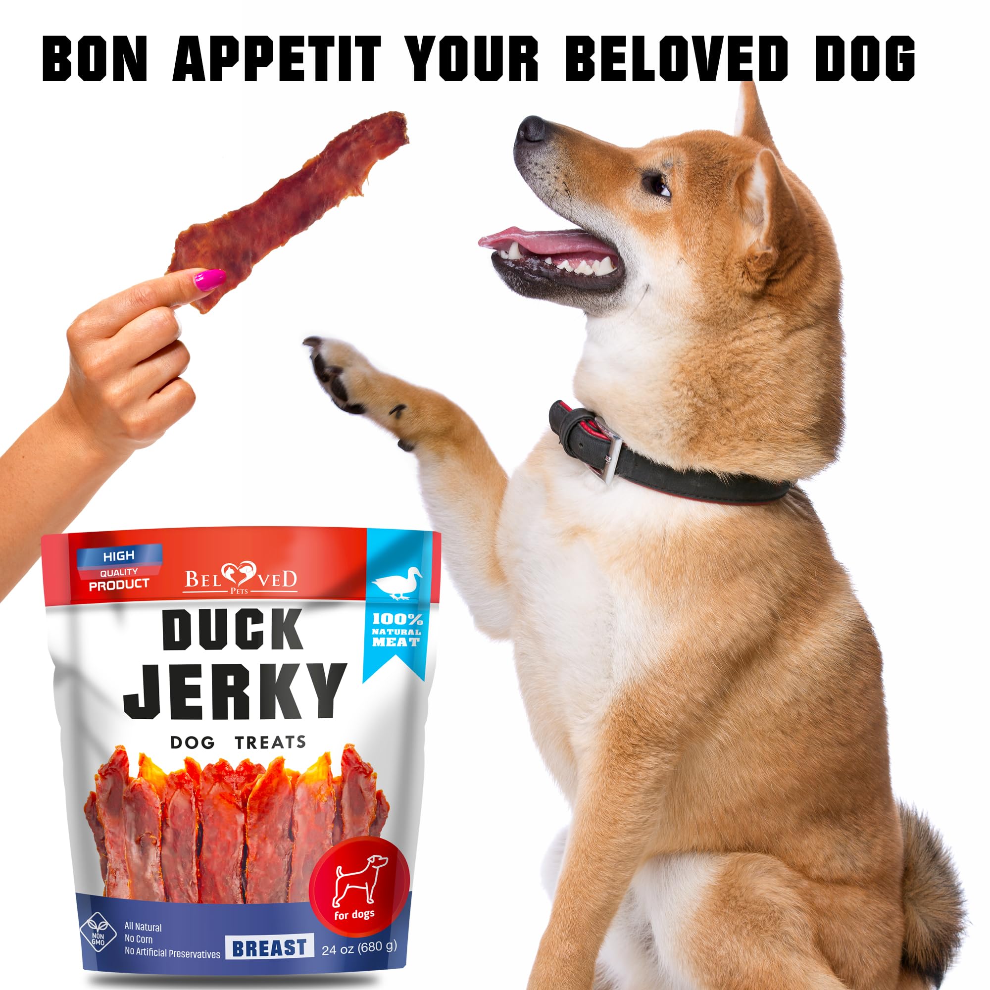 Beloved Pets etiqueta de ingredientes limpia, sin granos ni subproductos