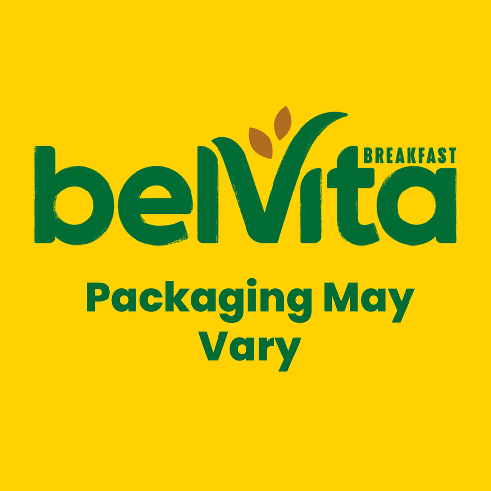 belVita biscuits beside a cup of coffee for a balanced morning snack