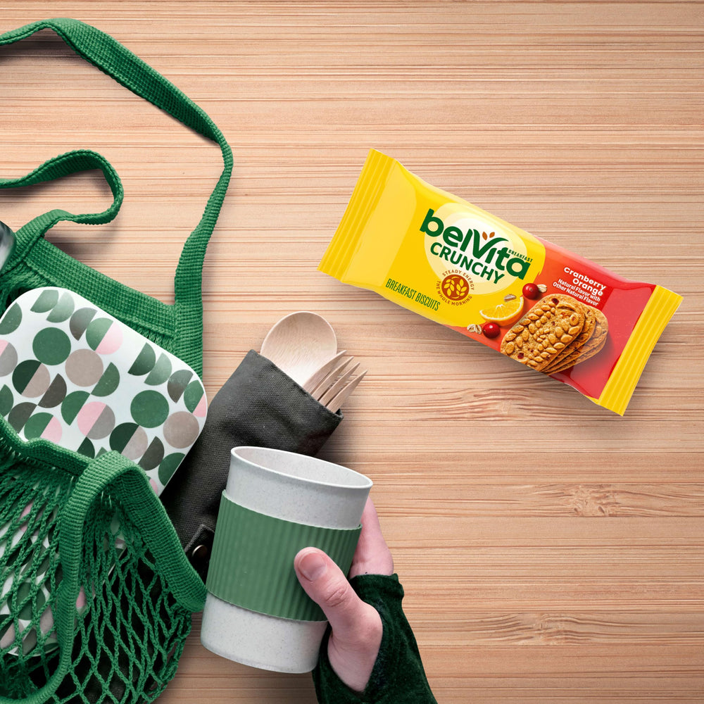 belVita biscuits arranged in a care package for sharing and gifting