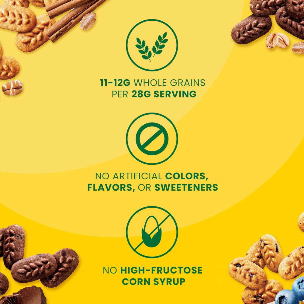 belVita porción de 28 g en mano para control de tamaño