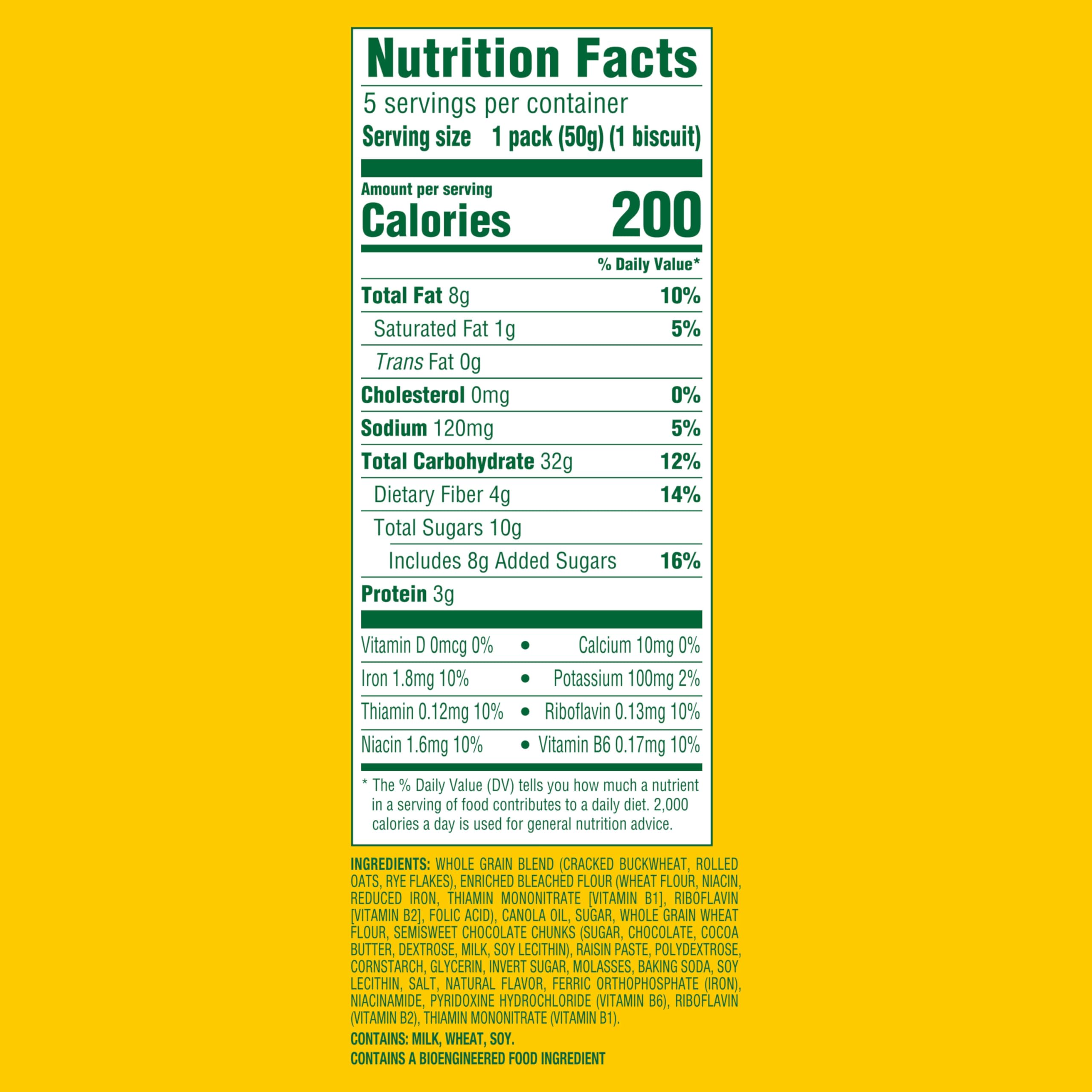 belVita unwrapped bar close-up showing soft texture and convenience