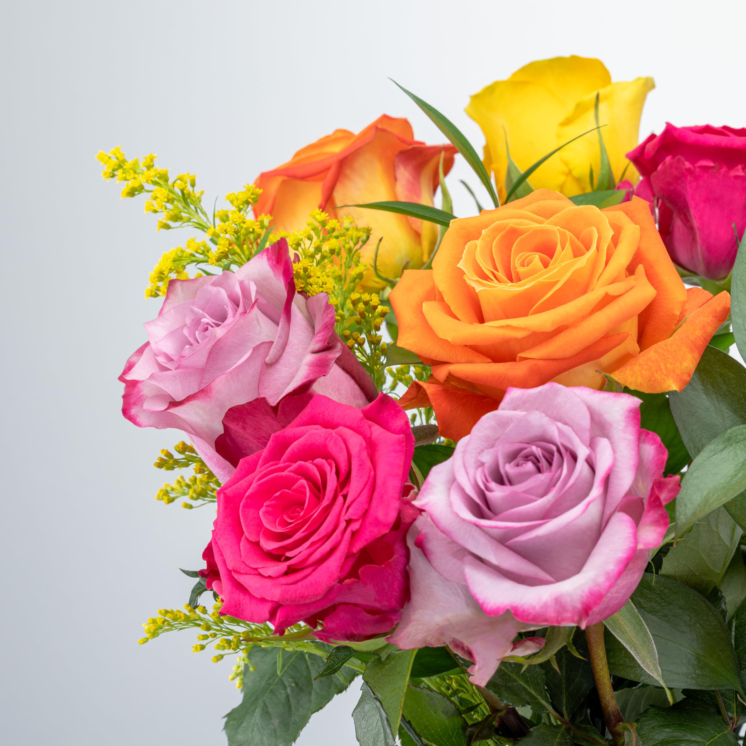 Benchmark Bouquets primer plano de pétalos resaltando textura y frescura
