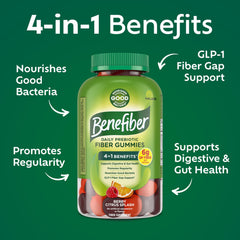 Benefiber gomita textura en primer plano muestra suavidad y sabor apetecible