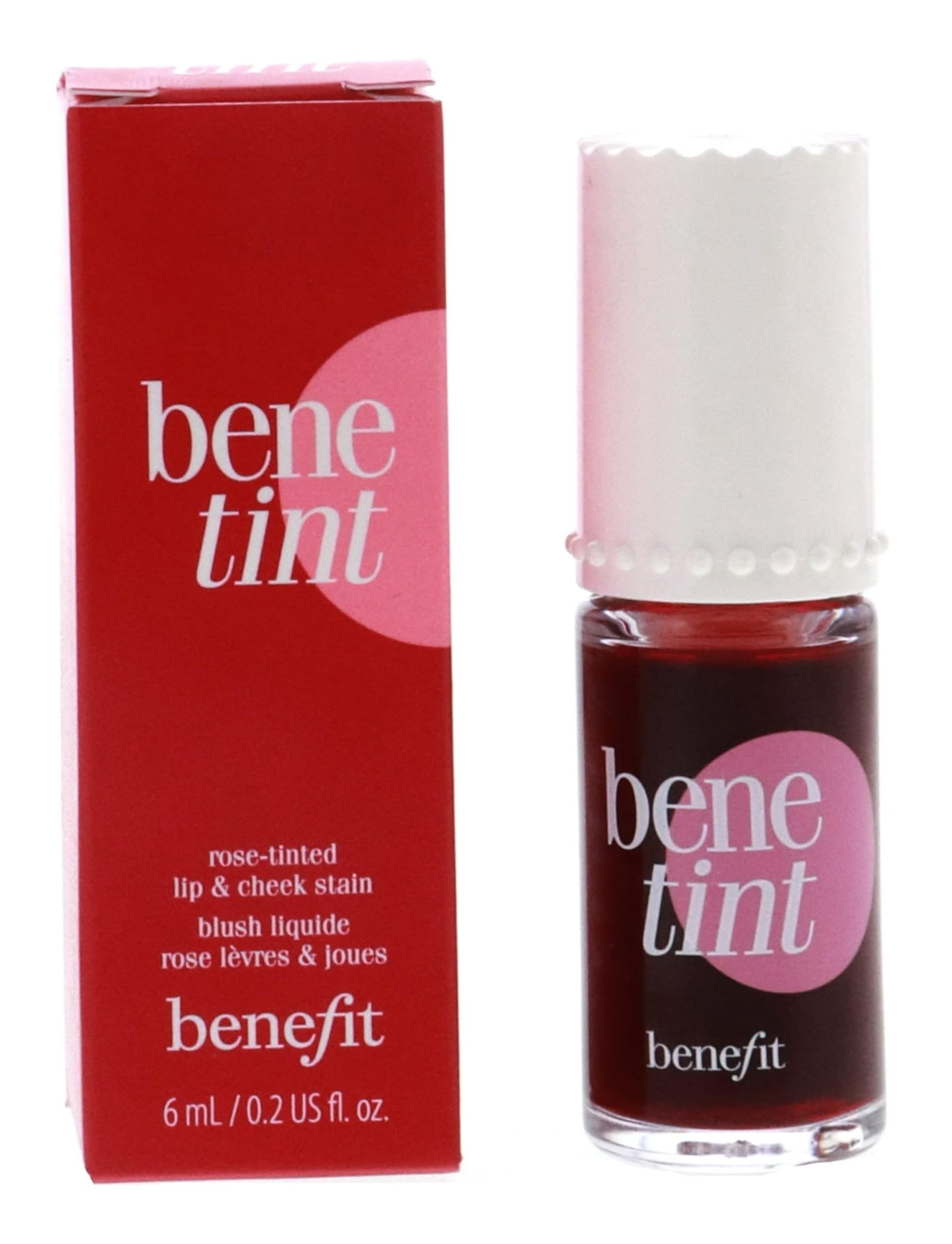 Benefit gota de tinte mostrando textura líquida y pigmentación