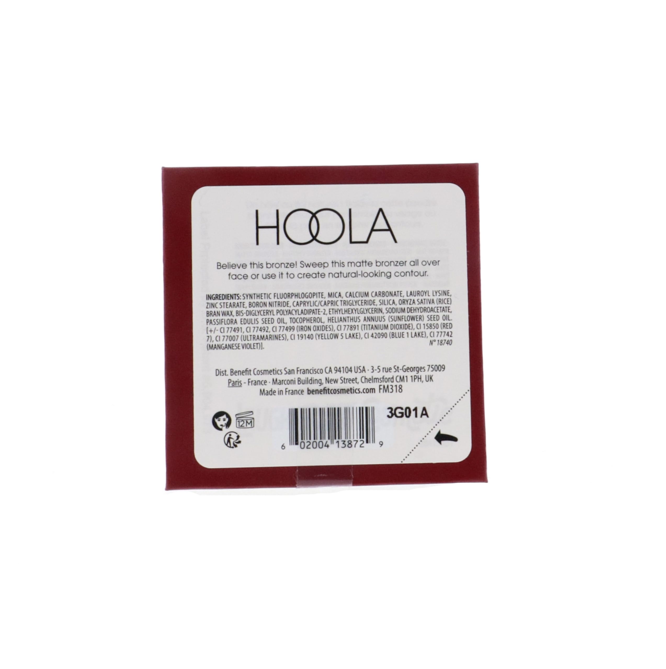 Benefit Hoola primer plano de la textura del polvo para difuminado suave
