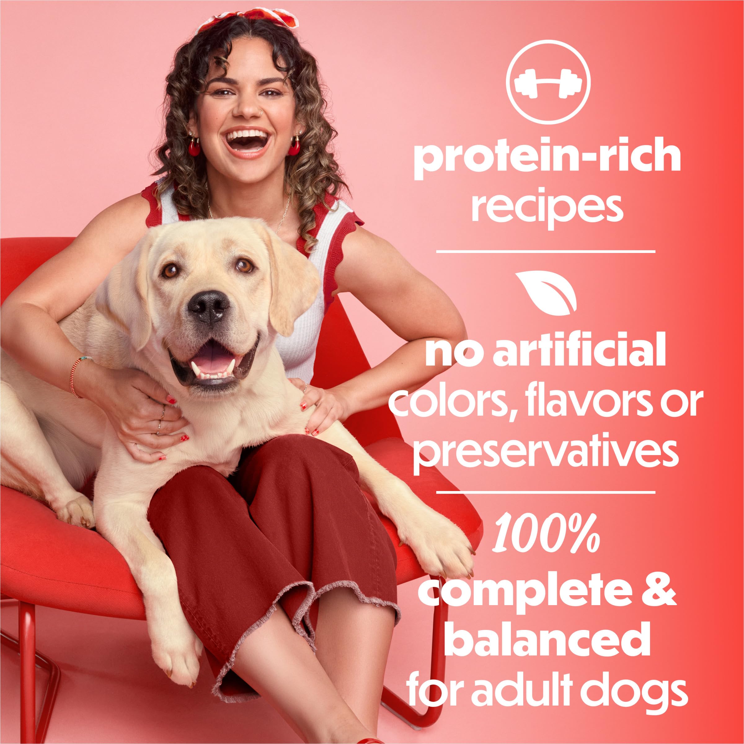 Beneful lata abierta con contenido listo para servir y mezclar