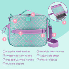Bentgo bolsa abierta con lunchbox y snacks para organización práctica
