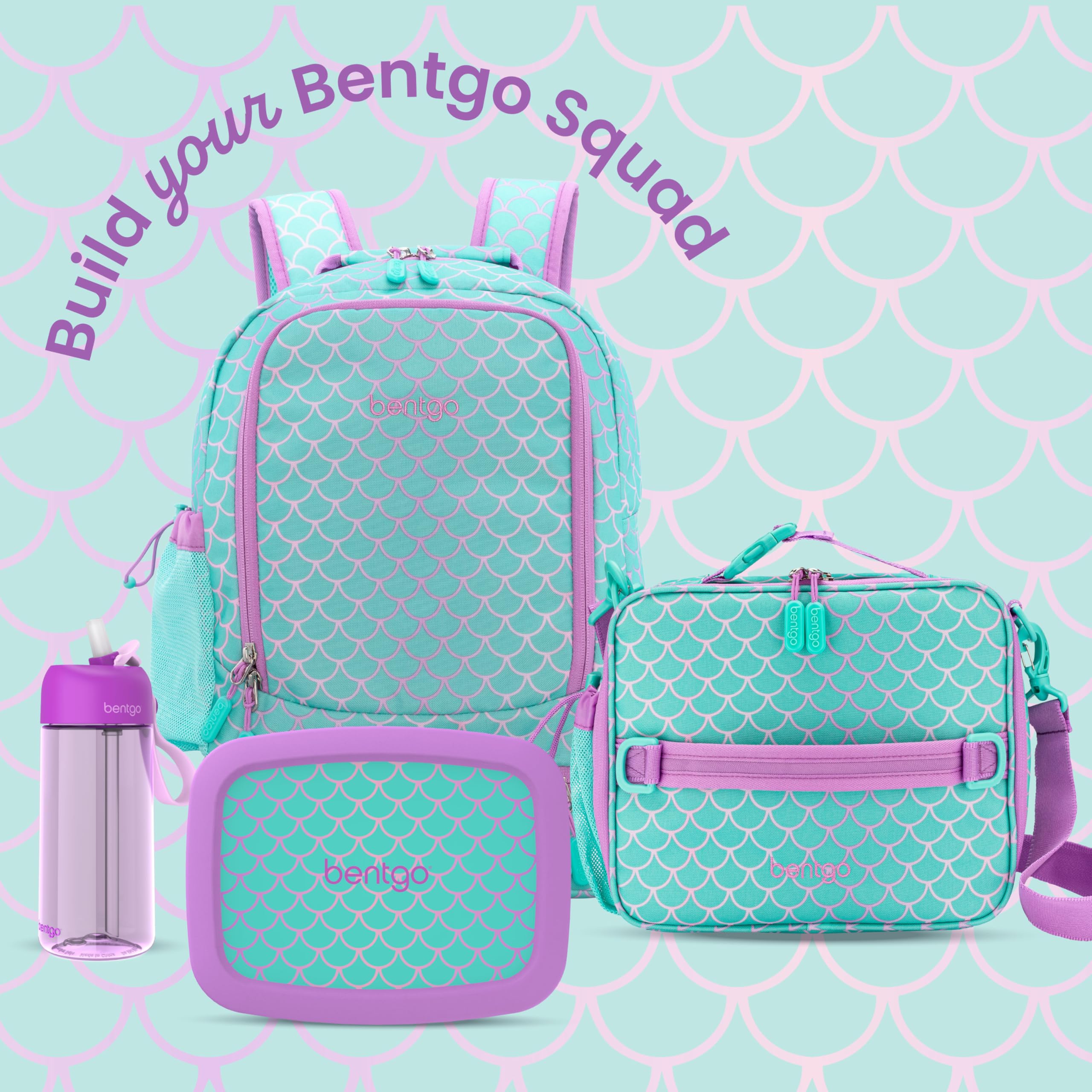 Bentgo bolsa junto a objetos cotidianos para mostrar tamaño real