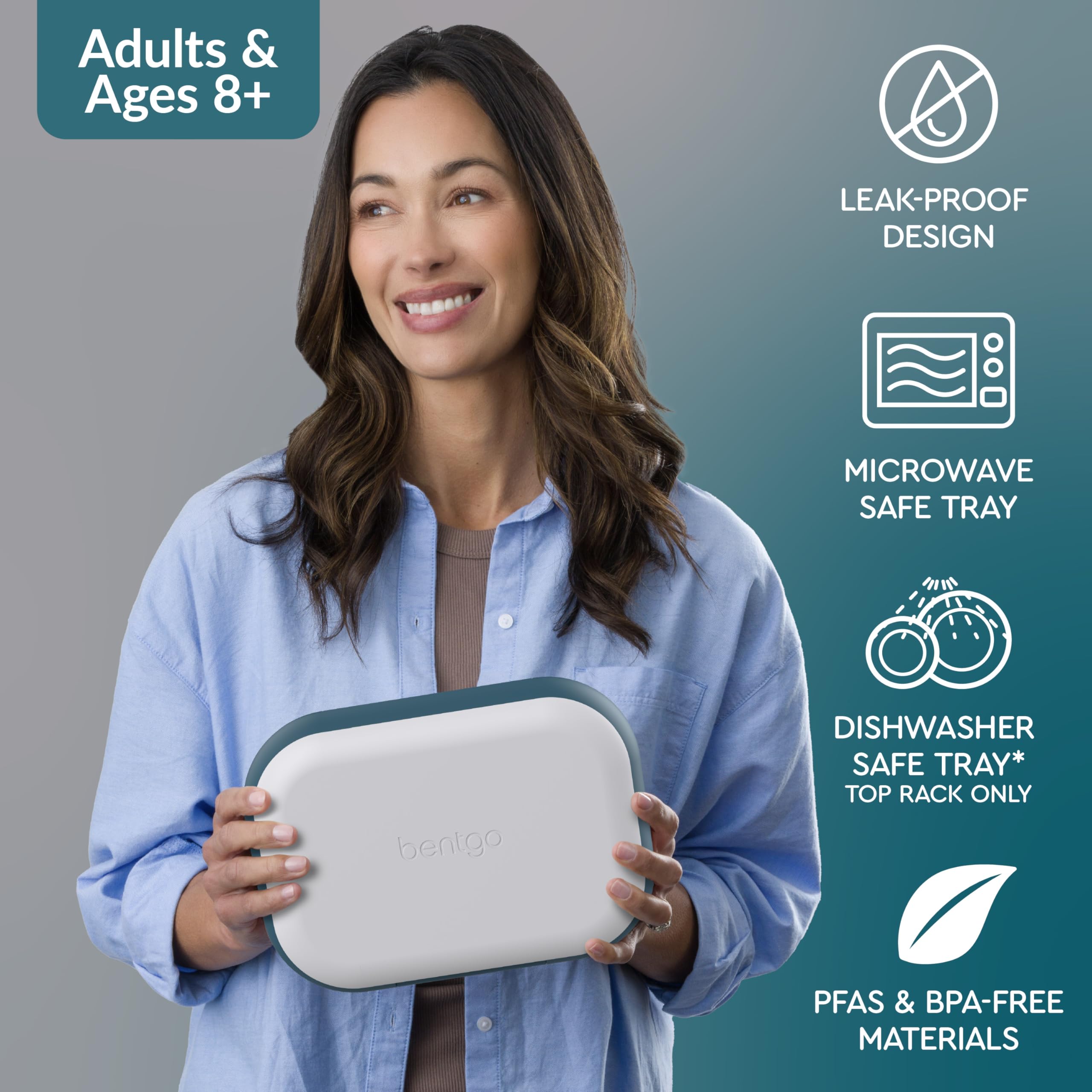 Bentgo Chill Max ice pack under tray benefit: keeps meals chilled for hours