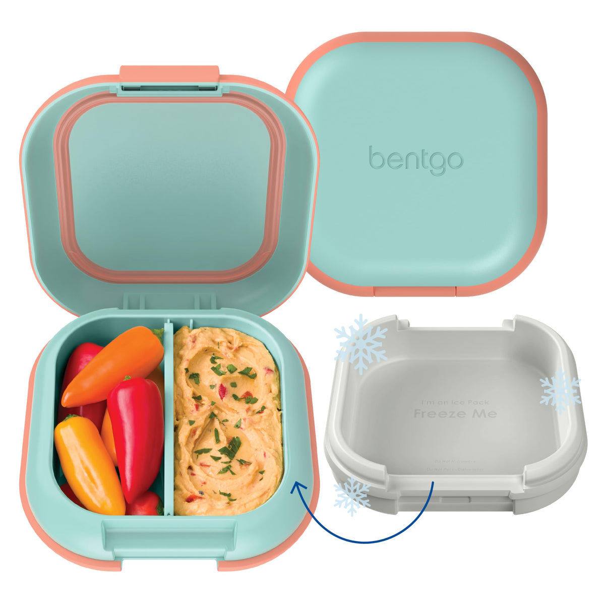 Bentgo lonchera frontal compacta, diseño ligero y moderno