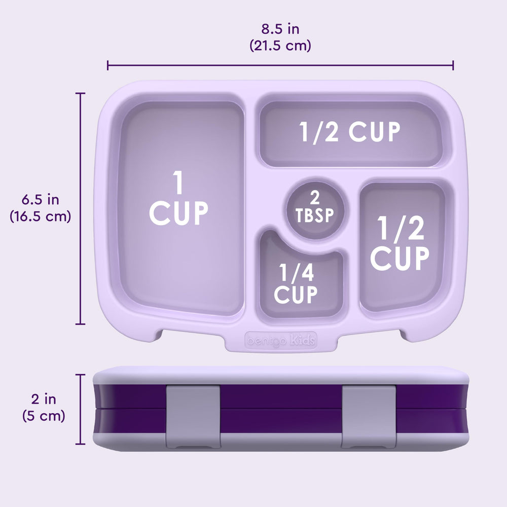 Bentgo kids closed side profile with secure latches offering leak resistance