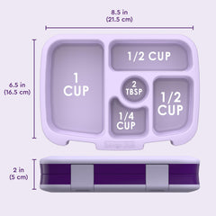 Bentgo kids closed side profile with secure latches offering leak resistance