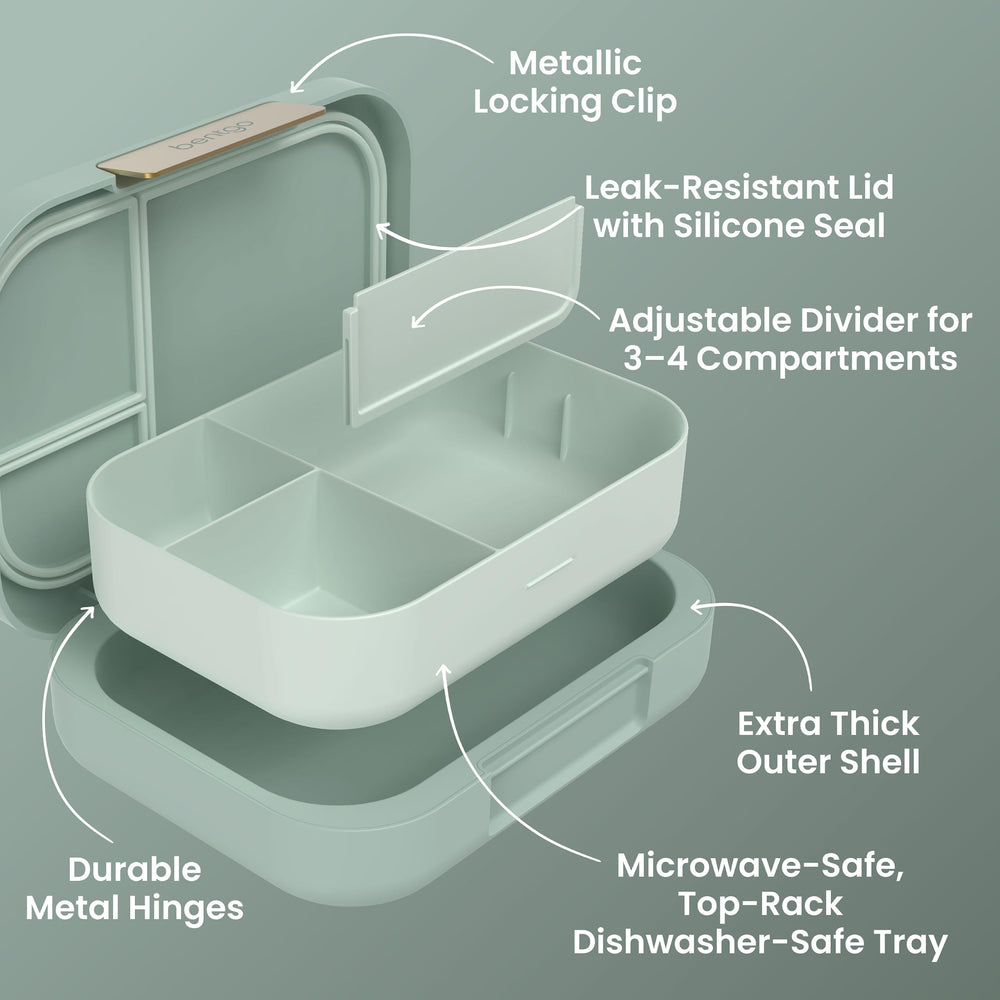 Bentgo silicone seal edge illustrating airtight gasket to protect against spills