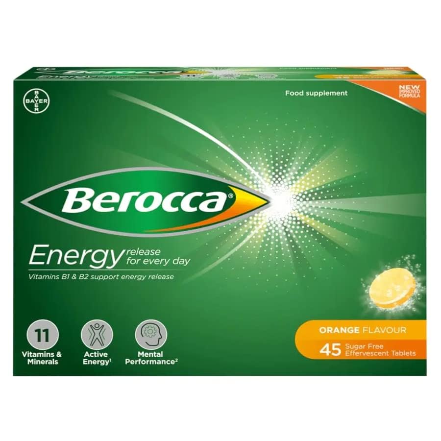 Berocca empaquetado de viaje portátil para llevar y complementar dieta