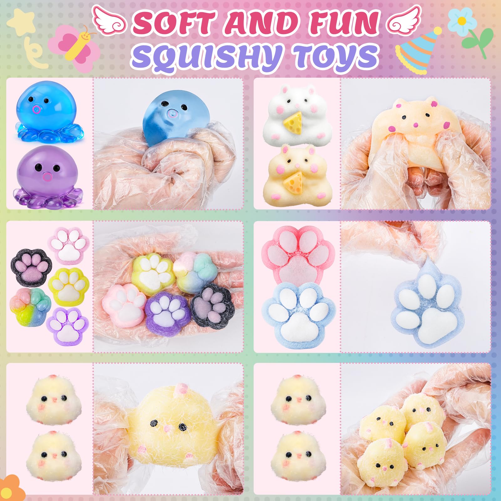 BESNEL mini chicks and hamsters arranged to show variety and playful assortment