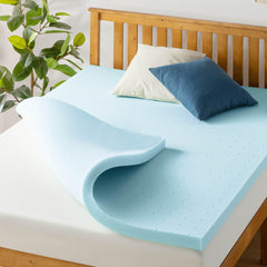 Best Price Mattress front view of queen topper showing clean edges and fit benefit