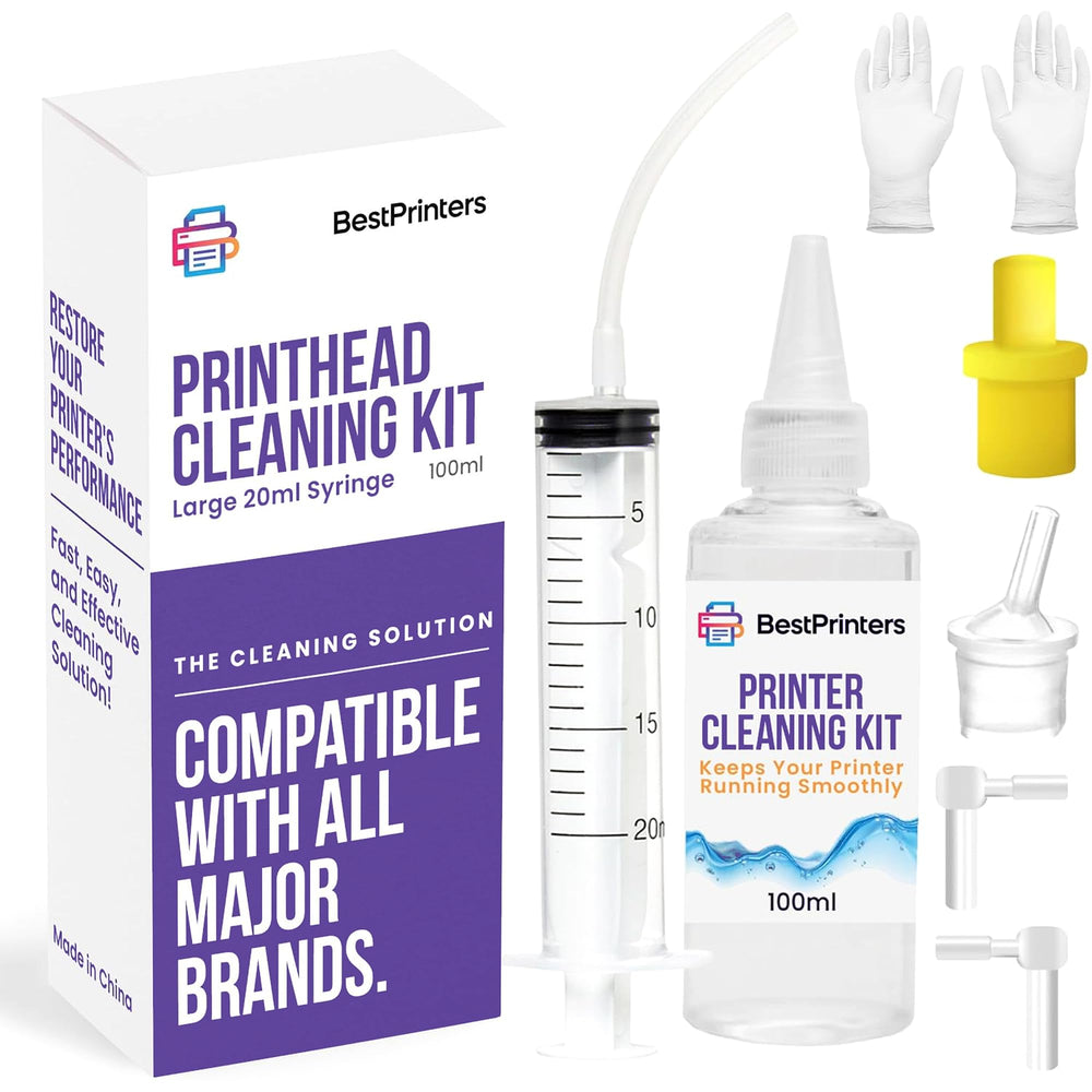 Best Printers empaque frontal del kit mostrando componentes y beneficios de ahorro